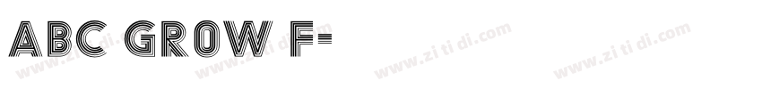 ABC Grow f字体转换